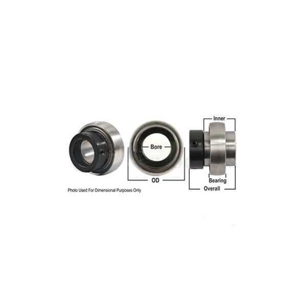 Aftermarket Bearing, Metric Ball Spherical W Collar, ReLubricatable A-GRAE30RRB-P-AI - main